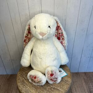 Jellycat Blossom Cream Bunny Berry Bunny Medium FAST SHIP NEW Authentic Jellycat